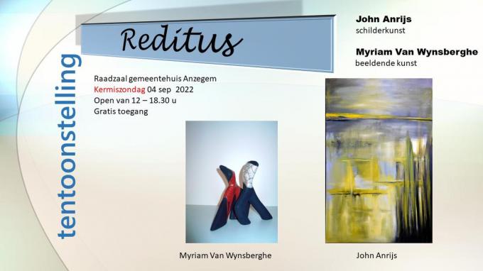 De flyer van de tentoonstelling.