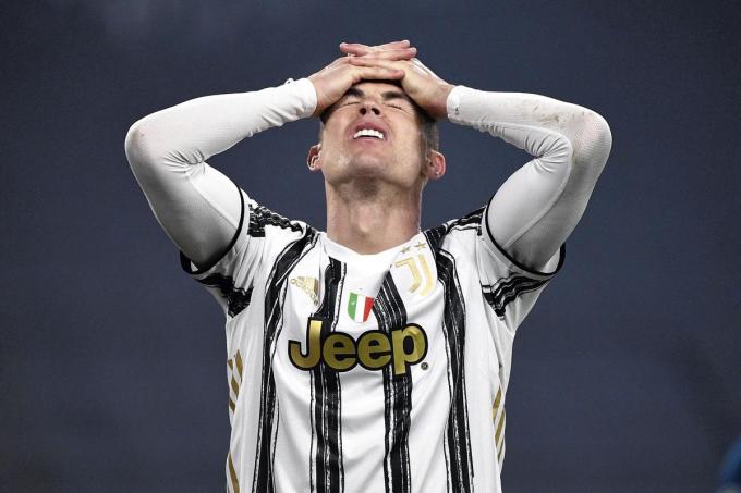 Cristiano Ronaldo is niet tevreden. Met Juventus won hij slechts één CL-duel met rechtstreekse uitschakeling.