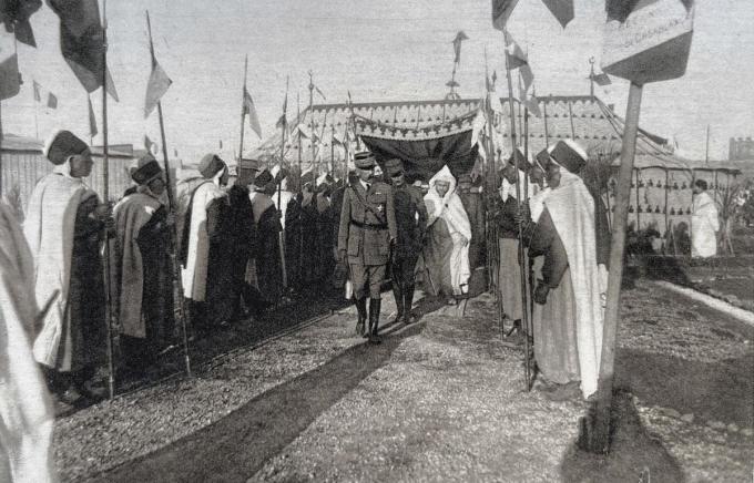 Lyautey (1915) in Casablanca, waar ook vandaag nog een standbeeld van hem staat. ‘De meeste Marokkanen vinden dat hij de minst slechte vorm van kolonialisme toepaste.’