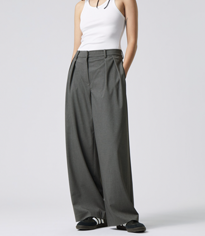 Slouchy tailored pants