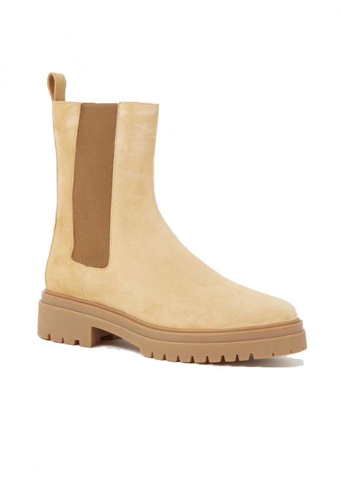 Chelsea boot van kalfssuède