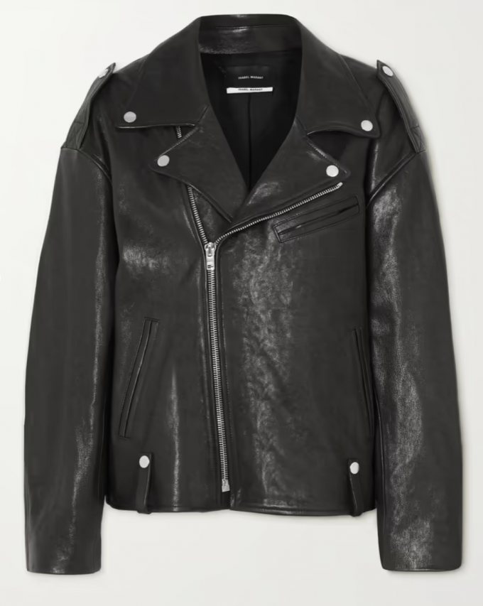 Zwarte biker jacket