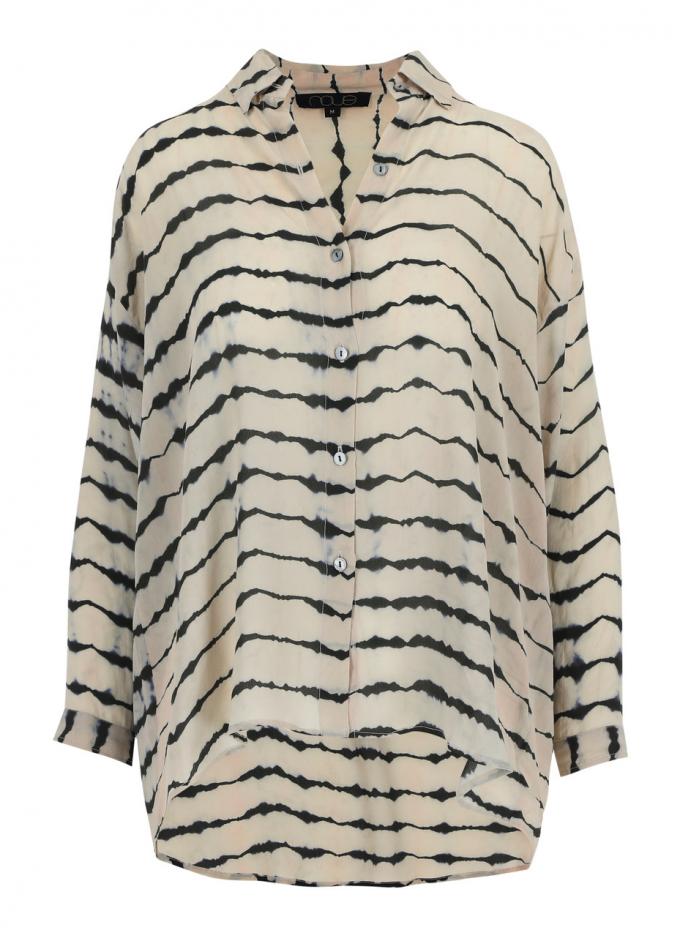 Blouse met zebraprint