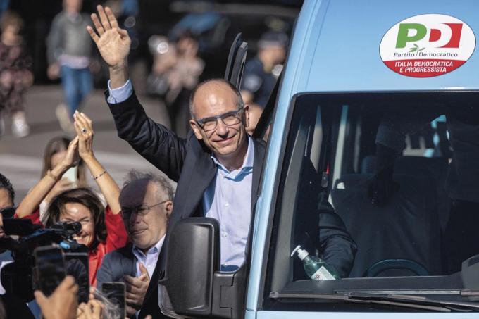 Enrico Letta, le leader du Parti démocrate, principale formation de gauche, a insisté sur le véritable choix de société que consacreront les élections législatives du 25 septembre.