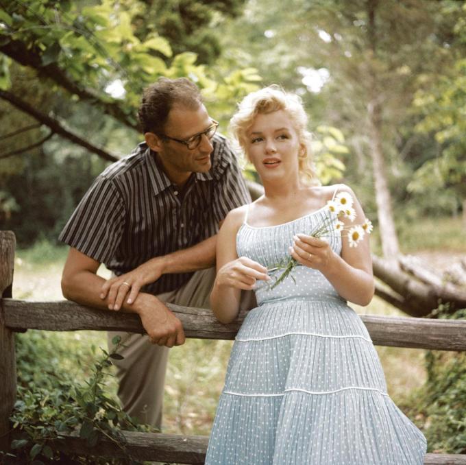 Arthur Miller en Marilyn Monroe.