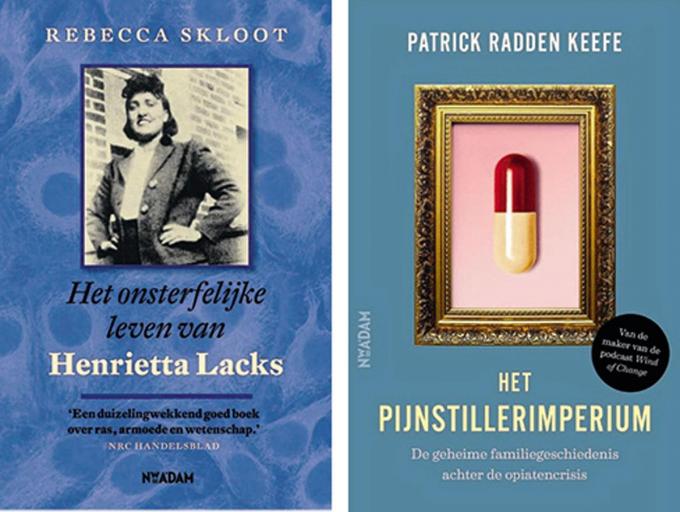 Non-fictie Het onsterfelijke leven van Henrietta Lacks – Rebecca Skloot & Het pijnstillerimperium – Patrick Radden Keefe