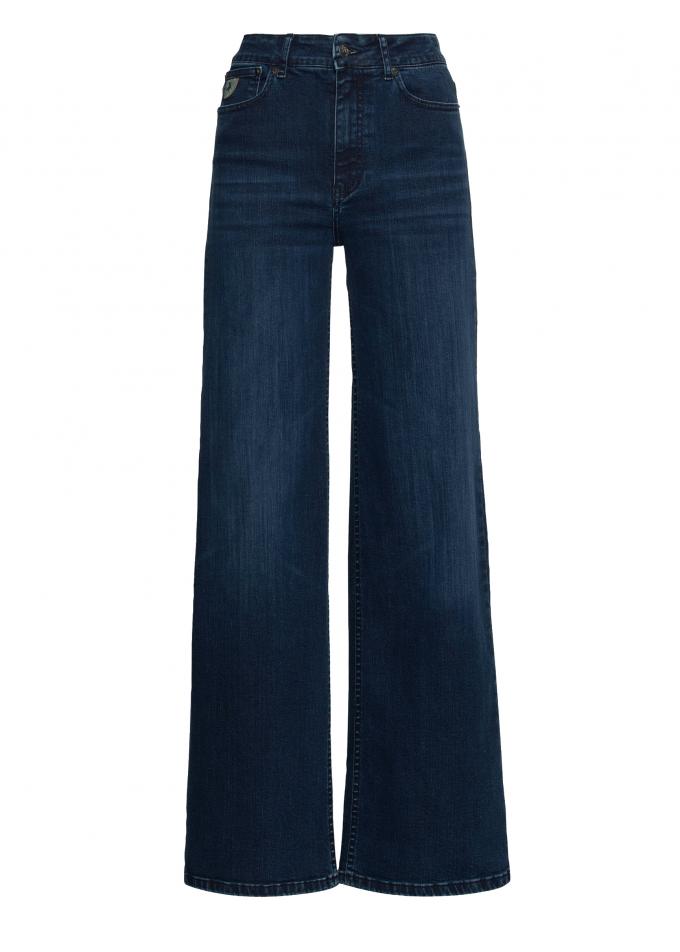 Donkere, bootcut jeans
