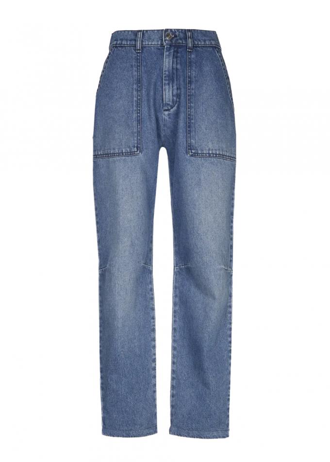 Jeansbroek met grote zakken
