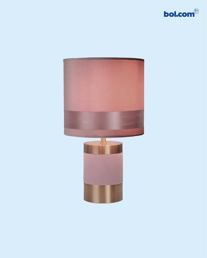 Roze tafellamp