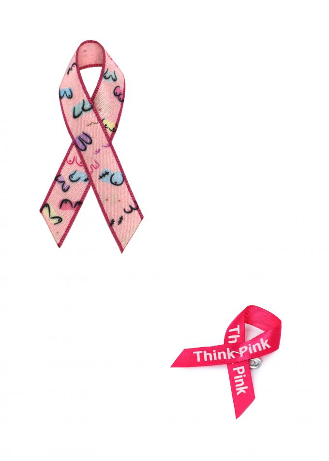 Het 'Pink Ribbon' of 'Think Pink'-lintje