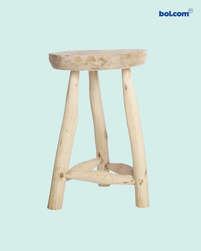 Houten krukje