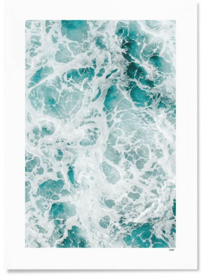 Poster met afbeelding van oceaan 'Hawaï Ocean' (50 x 70)