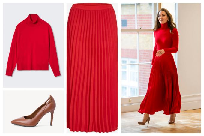 Le total look rouge