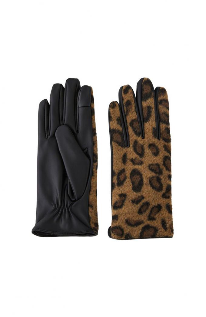 Handschoenen in luipaardprint 