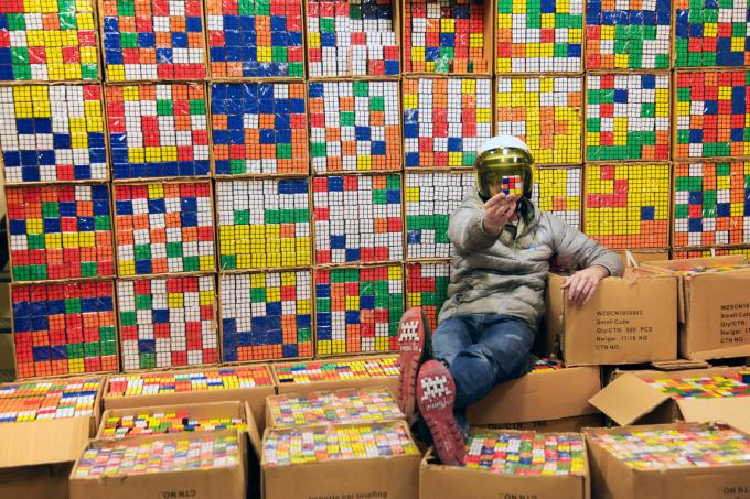 Invader Rubikcubism