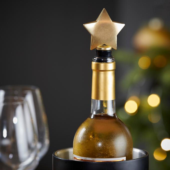 Bouchon à vin en forme de sapin ou étoile 