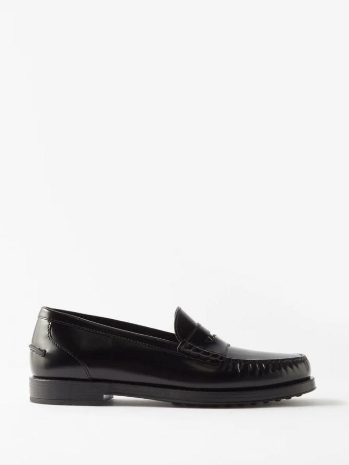 Zwarte klassieke loafers