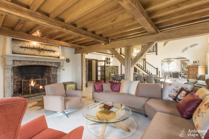 Villa de luxe et feu ouvert à Stavelot