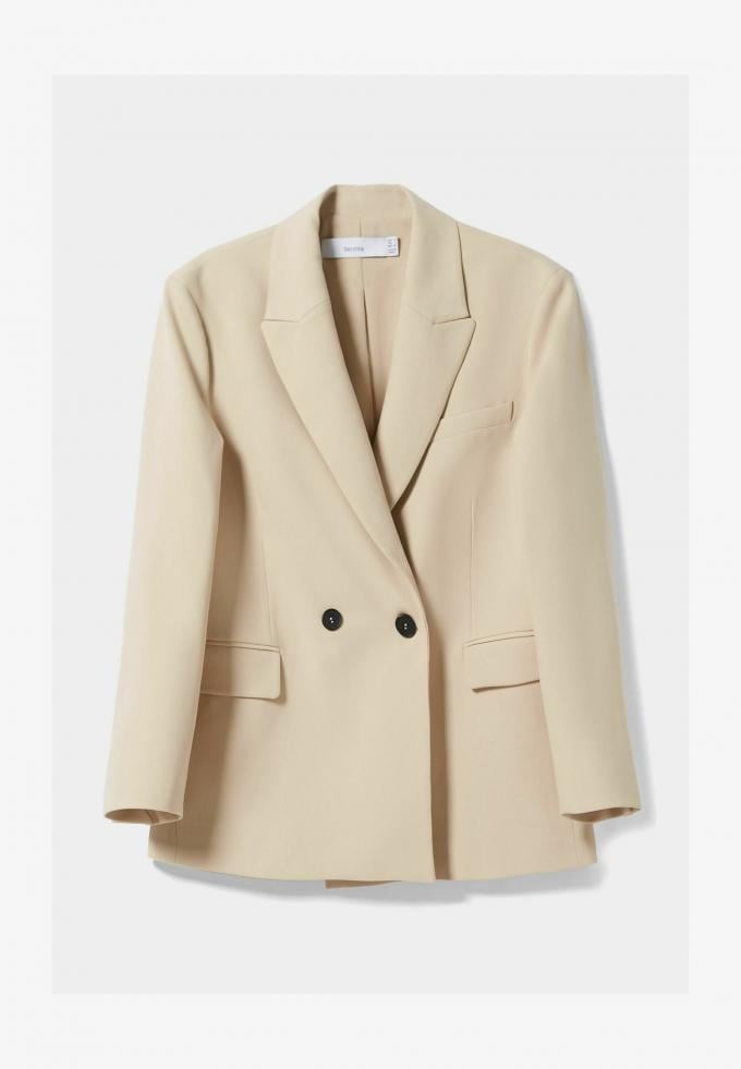 Le blazer beige clair