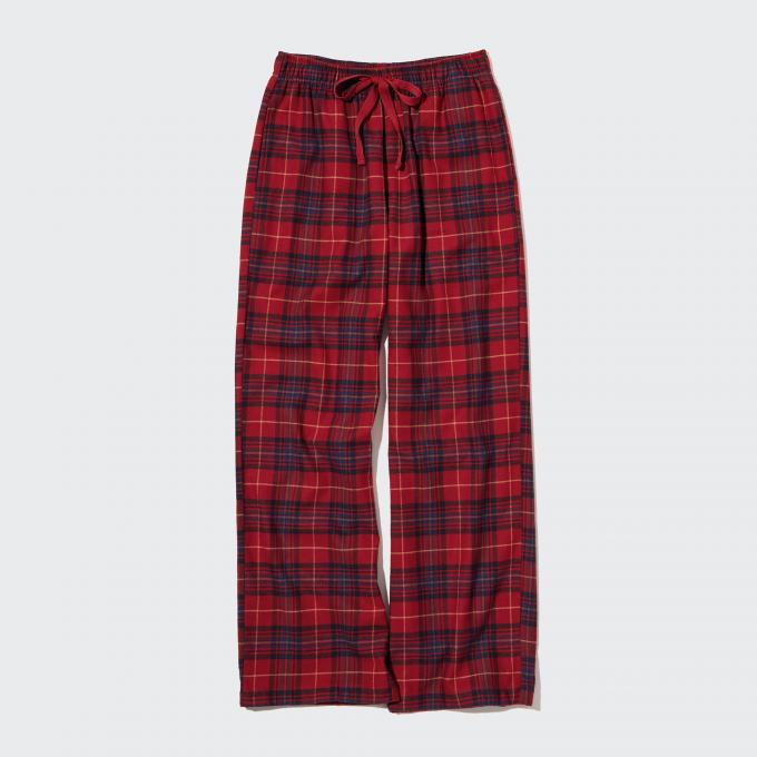 W’s flannel trouser en rouge