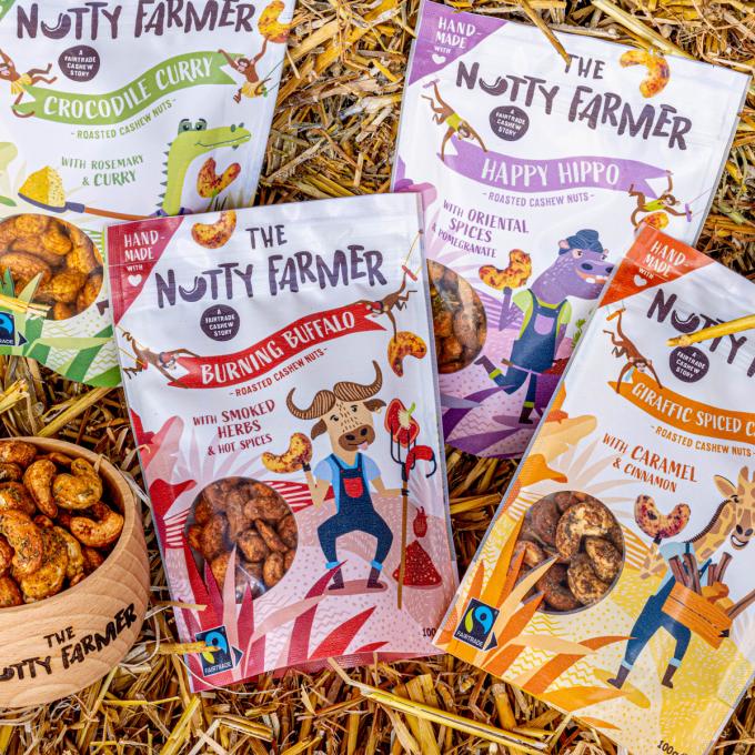 75 pakketten met nootjes van The Nutty Farmer