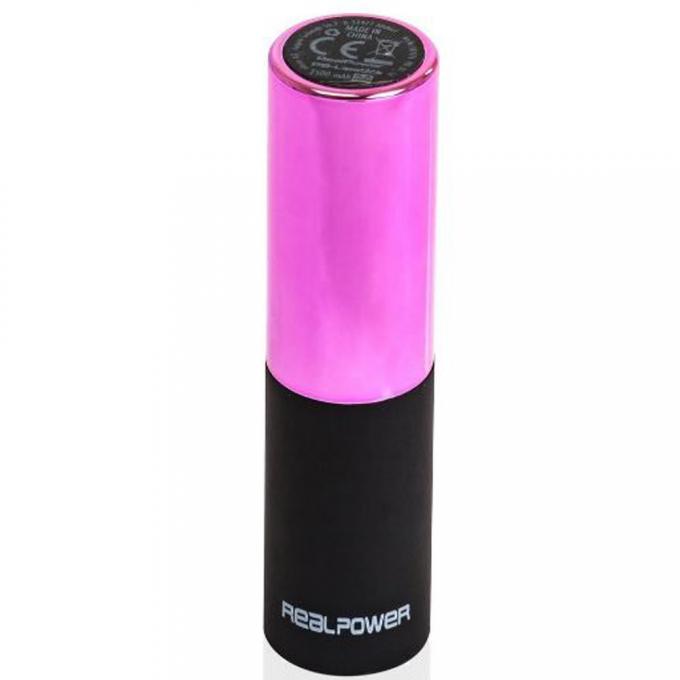 Powerbank in de vorm van een lippenstift