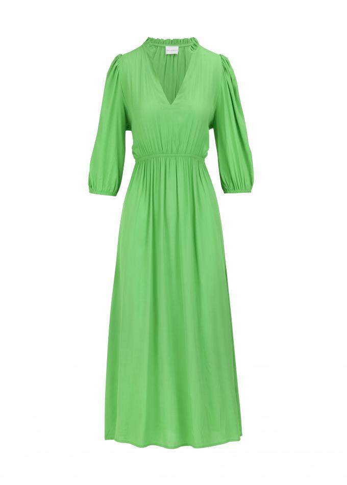Groene maxi-jurk
