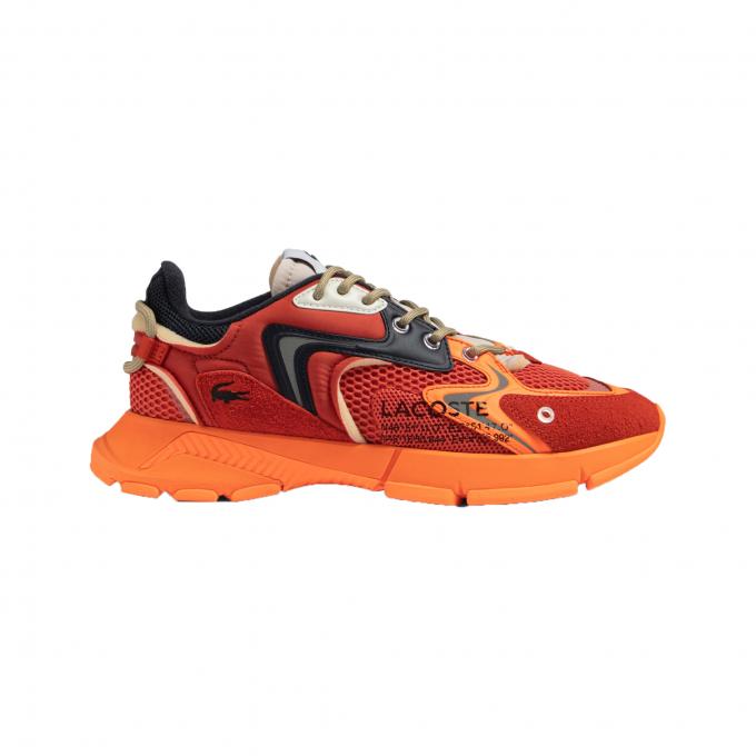 Futuristische, oranjerode sneakers