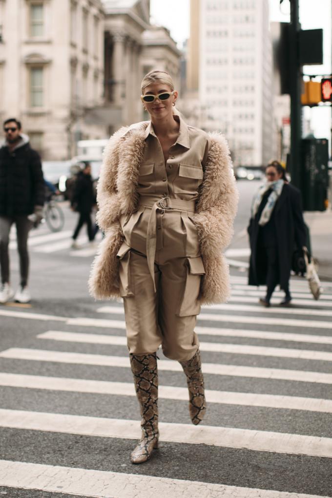 Beige jumpsuit