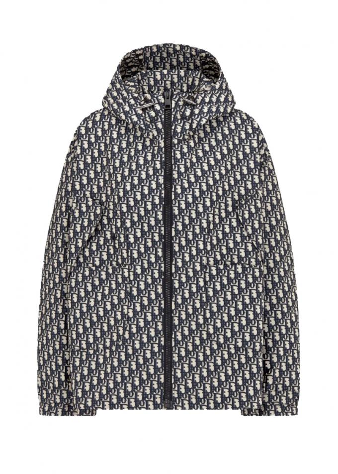 Waterdicht jasje met Dior Oblique-motief