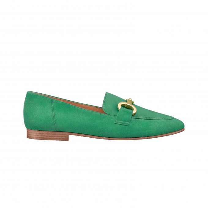 Groene loafers