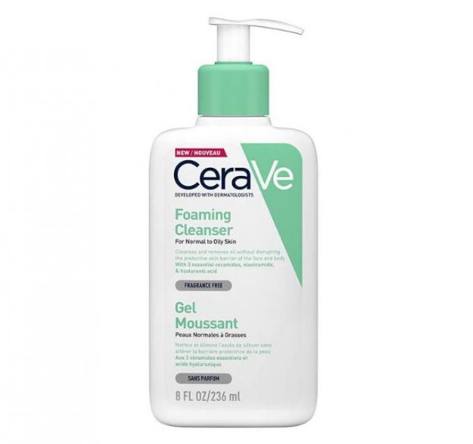 Foaming facial cleanser