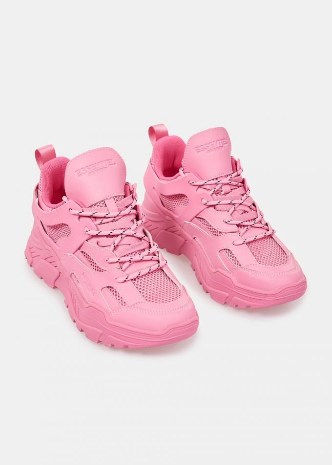 Bubblegum pink sneakers