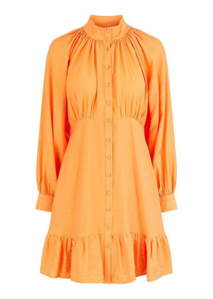 Oranje blousejurk