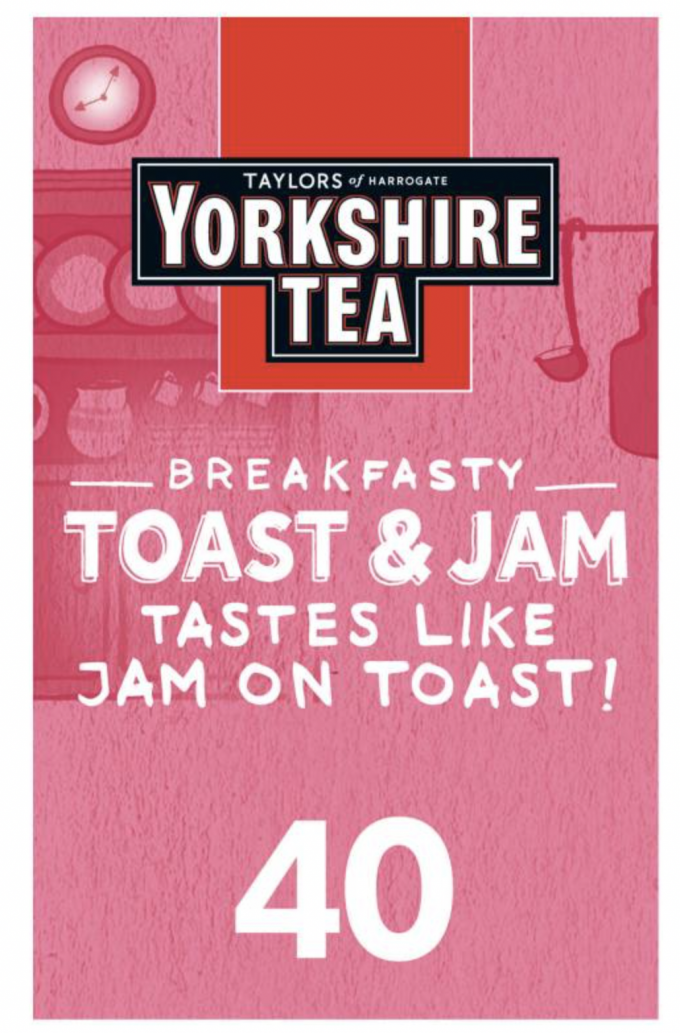 Thé noir Toast & Jam Brew Yorkshire Tea