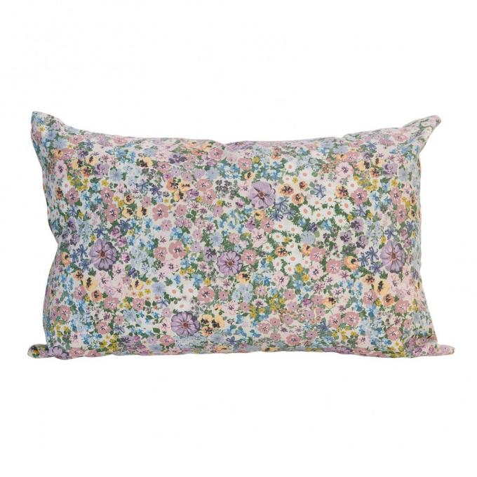 Coussin à imprimé fleuri FLEURIA