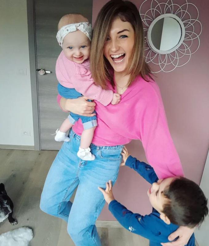 Happy mom