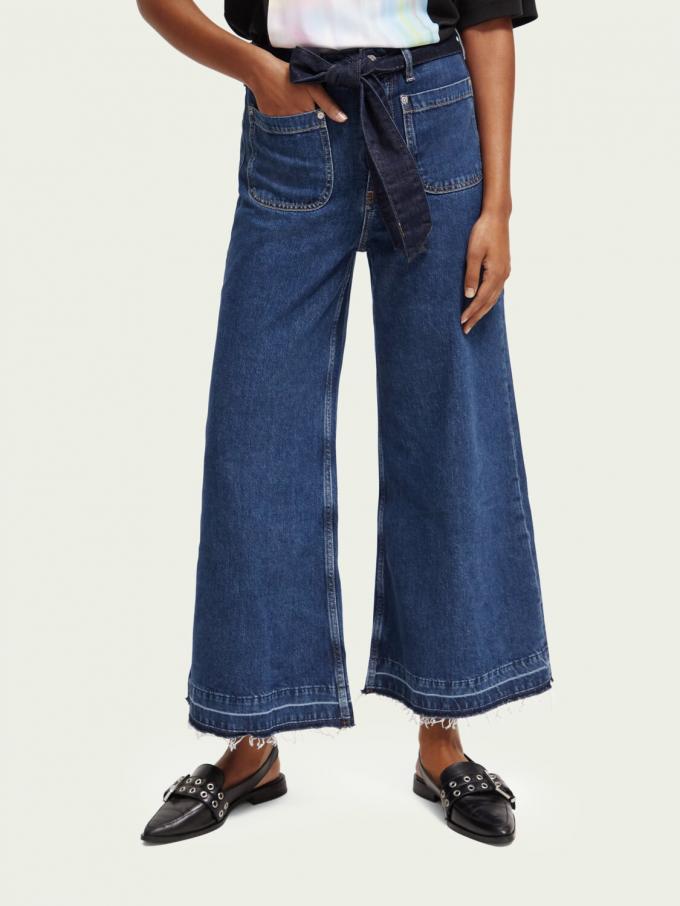 Jeans met extra wijde pijpen