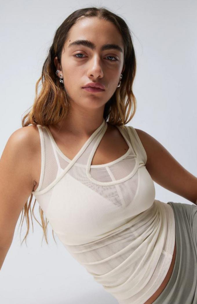 Asymmetrische tanktop  