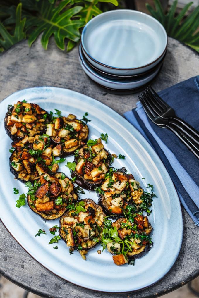 recette d'aubergines rôties