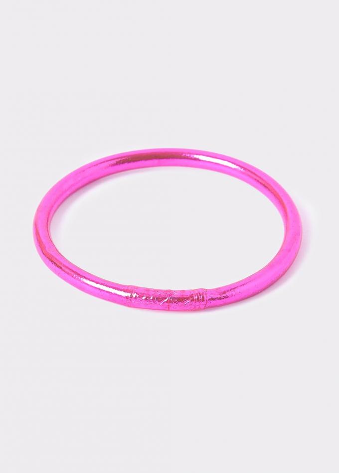 Roze armband van bladgoud