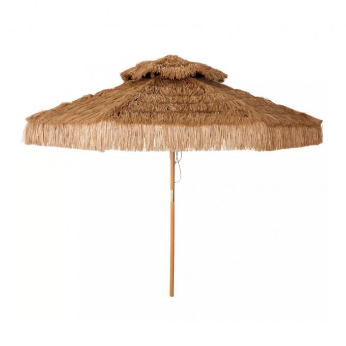 Raffia parasol