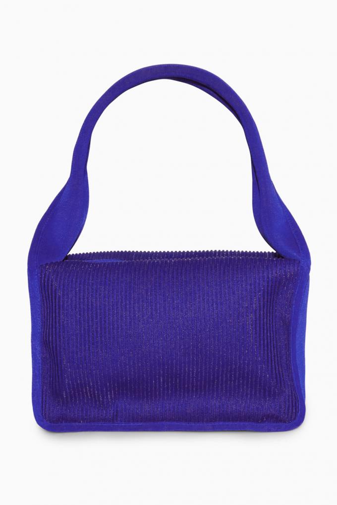 Blauwe mini bag