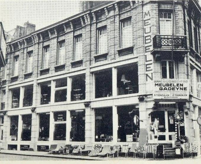 Hotel Tropicana als Meubelen Gadeyne begin jaren zeventig.