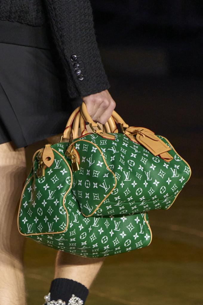 Groene 'Speedy' uit de Men's Spring-Summer 2024 van Louis Vuitton