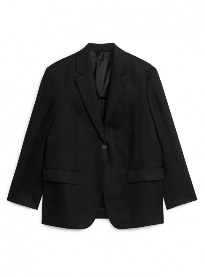 Oversized linnen blazer