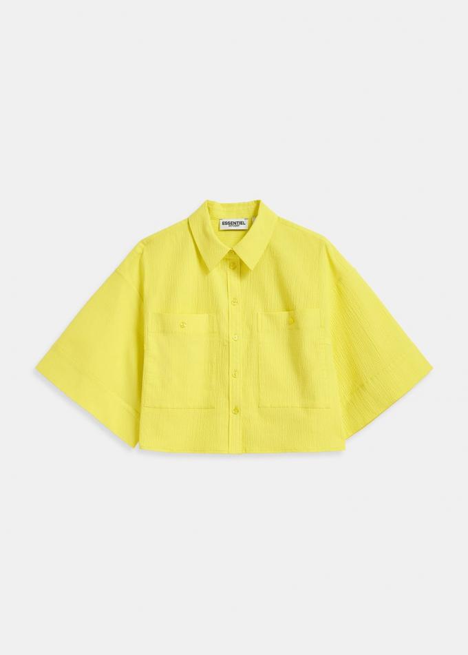  Cropped geel overhemd 