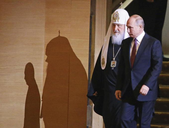 Le chef de l’Eglise orthodoxe russe, le patriarche Kirill: sur la même ligne conservatrice que Poutine.