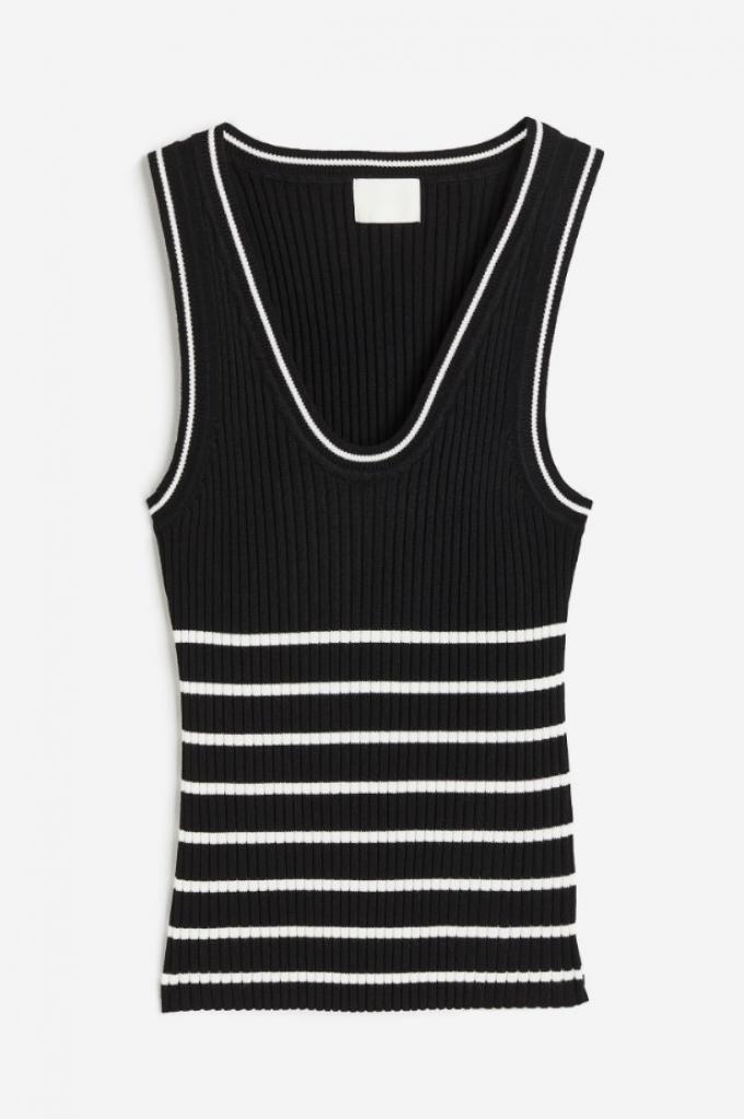 Gestreepte tanktop