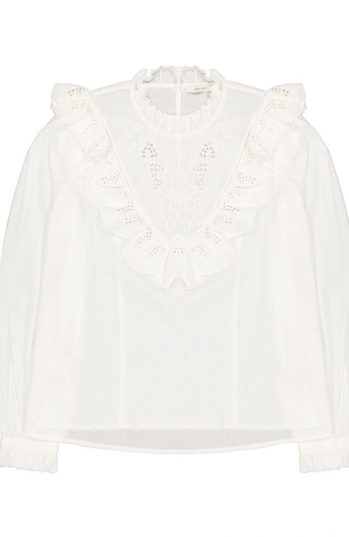 Witte blouse 